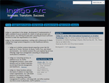 Tablet Screenshot of indigoarc.com